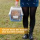 Ferplast Katzentransportbox, kleine mittelgroße Hundetransportbox, Hunde und Katzen bis 15 kg, plastifizierte Eisentür, Lüftungsschlitze, 40x60xH 38 cm, Hartschalen Transportbehälter ATLAS 30 EL, blau Ferplast Katzentransportbox, kleine mittelgroße Hundetransportbox, Hunde und Katzen bis 15 kg, plastifizierte Eisentür, Lüftungsschlitze, 40x60xH 38 cm, Hartschalen Transportbehälter ATLAS 30 EL, blau