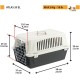 Ferplast Katzentransportbox, kleine mittelgroße Hundetransportbox, Hunde und Katzen bis 15 kg, plastifizierte Eisentür, Lüftungsschlitze, 40x60xH 38 cm, Hartschalen Transportbehälter ATLAS 30 EL, blau Ferplast Katzentransportbox, kleine mittelgroße Hundetransportbox, Hunde und Katzen bis 15 kg, plastifizierte Eisentür, Lüftungsschlitze, 40x60xH 38 cm, Hartschalen Transportbehälter ATLAS 30 EL, blau