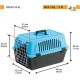 Ferplast Katzentransportbox, kleine mittelgroße Hundetransportbox, Hunde und Katzen bis 15 kg, plastifizierte Eisentür, Lüftungsschlitze, 40x60xH 38 cm, Hartschalen Transportbehälter ATLAS 30 EL, blau Ferplast Katzentransportbox, kleine mittelgroße Hundetransportbox, Hunde und Katzen bis 15 kg, plastifizierte Eisentür, Lüftungsschlitze, 40x60xH 38 cm, Hartschalen Transportbehälter ATLAS 30 EL, blau