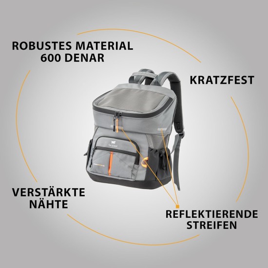 Ferplast Voyager Backpack Dog Backpack Cat Backpack Dog Bag Dog Crate Wide Mouth Adjustable Straps Seat Belt with Cushion Max 10kg 29 x 21 x 36 H Black Ferplast Voyager Backpack Dog Backpack Cat Backpack Dog Bag Dog Crate Wide Mouth Adjustable Straps Seat Belt with Cushion Max 10kg 29 x 21 x 36 H Black