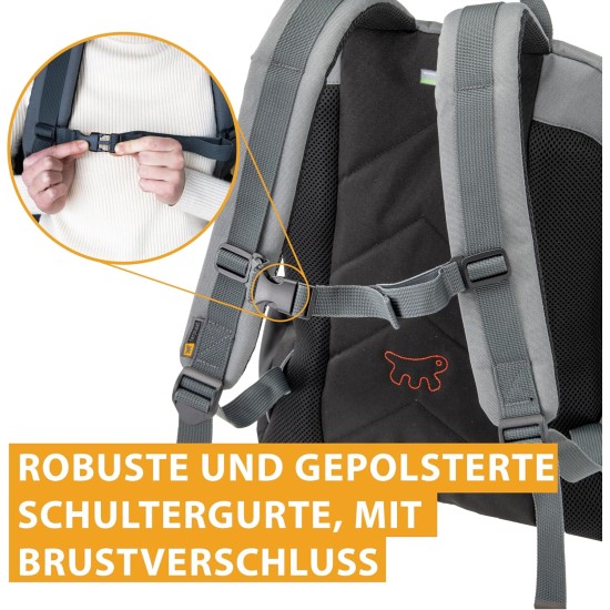 Ferplast Voyager Backpack Dog Backpack Cat Backpack Dog Bag Dog Crate Wide Mouth Adjustable Straps Seat Belt with Cushion Max 10kg 29 x 21 x 36 H Black Ferplast Voyager Backpack Dog Backpack Cat Backpack Dog Bag Dog Crate Wide Mouth Adjustable Straps Seat Belt with Cushion Max 10kg 29 x 21 x 36 H Black