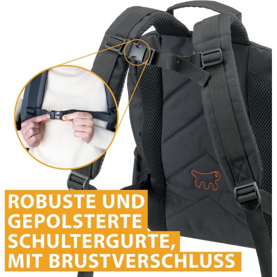 Ferplast Voyager Backpack Dog Backpack Cat Backpack Dog Bag Dog Crate Wide Mouth Adjustable Straps Seat Belt with Cushion Max 10kg 29 x 21 x 36 H Black Ferplast Voyager Backpack Dog Backpack Cat Backpack Dog Bag Dog Crate Wide Mouth Adjustable Straps Seat Belt with Cushion Max 10kg 29 x 21 x 36 H Black