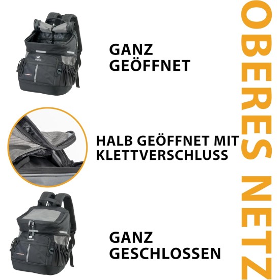 Ferplast Voyager Backpack Dog Backpack Cat Backpack Dog Bag Dog Crate Wide Mouth Adjustable Straps Seat Belt with Cushion Max 10kg 29 x 21 x 36 H Black Ferplast Voyager Backpack Dog Backpack Cat Backpack Dog Bag Dog Crate Wide Mouth Adjustable Straps Seat Belt with Cushion Max 10kg 29 x 21 x 36 H Black