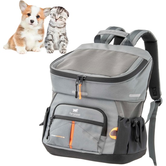 Ferplast Voyager Backpack Dog Backpack Cat Backpack Dog Bag Dog Crate Wide Mouth Adjustable Straps Seat Belt with Cushion Max 10kg 29 x 21 x 36 H Black Ferplast Voyager Backpack Dog Backpack Cat Backpack Dog Bag Dog Crate Wide Mouth Adjustable Straps Seat Belt with Cushion Max 10kg 29 x 21 x 36 H Black