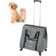 Ferplast Voyager Trolley, Cat Transport Box, Dog Bag, Extendable Handle, Adjustable Straps, Wide Opening, Removable Wheels, Max. 15 kg, 46 x 26 x 48 cm, Grey Ferplast Voyager Trolley, Cat Transport Box, Dog Bag, Extendable Handle, Adjustable Straps, Wide Opening, Removable Wheels, Max. 15 kg, 46 x 26 x 48 cm, Grey