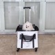 Ferplast Voyager Trolley, Cat Transport Box, Dog Bag, Extendable Handle, Adjustable Straps, Wide Opening, Removable Wheels, Max. 15 kg, 46 x 26 x 48 cm, Grey Ferplast Voyager Trolley, Cat Transport Box, Dog Bag, Extendable Handle, Adjustable Straps, Wide Opening, Removable Wheels, Max. 15 kg, 46 x 26 x 48 cm, Grey
