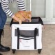 Ferplast Voyager Trolley, Cat Transport Box, Dog Bag, Extendable Handle, Adjustable Straps, Wide Opening, Removable Wheels, Max. 15 kg, 46 x 26 x 48 cm, Grey Ferplast Voyager Trolley, Cat Transport Box, Dog Bag, Extendable Handle, Adjustable Straps, Wide Opening, Removable Wheels, Max. 15 kg, 46 x 26 x 48 cm, Grey