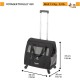 Ferplast Voyager Trolley, Cat Transport Box, Dog Bag, Extendable Handle, Adjustable Straps, Wide Opening, Removable Wheels, Max. 15 kg, 46 x 26 x 48 cm, Grey Ferplast Voyager Trolley, Cat Transport Box, Dog Bag, Extendable Handle, Adjustable Straps, Wide Opening, Removable Wheels, Max. 15 kg, 46 x 26 x 48 cm, Grey