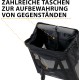 Ferplast Voyager Trolley, Cat Transport Box, Dog Bag, Extendable Handle, Adjustable Straps, Wide Opening, Removable Wheels, Max. 15 kg, 46 x 26 x 48 cm, Grey Ferplast Voyager Trolley, Cat Transport Box, Dog Bag, Extendable Handle, Adjustable Straps, Wide Opening, Removable Wheels, Max. 15 kg, 46 x 26 x 48 cm, Grey