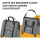 Ferplast Voyager Trolley, Cat Transport Box, Dog Bag, Extendable Handle, Adjustable Straps, Wide Opening, Removable Wheels, Max. 15 kg, 46 x 26 x 48 cm, Grey Ferplast Voyager Trolley, Cat Transport Box, Dog Bag, Extendable Handle, Adjustable Straps, Wide Opening, Removable Wheels, Max. 15 kg, 46 x 26 x 48 cm, Grey