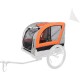 Flamingo Cover for bicycle trailer, Jolene, 77.5 x 58 x 67 cm, reflectors, openings on the front, back and top with zip, with roll-up mesh insert and rain cover Flamingo Cover for bicycle trailer, Jolene, 77.5 x 58 x 67 cm, reflectors, openings on the front, back and top with zip, with roll-up mesh insert and rain cover