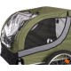 Flamingo Tybalt Green Bicycle Trailer - 76 cm L x 57 cm W x 65.5 cm H, Suitable for E-Bikes - With Reflectors, Practical, Durable and Stylish! Flamingo Tybalt Green Bicycle Trailer - 76 cm L x 57 cm W x 65.5 cm H, Suitable for E-Bikes - With Reflectors, Practical, Durable and Stylish!