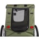Flamingo Tybalt Green Bicycle Trailer - 76 cm L x 57 cm W x 65.5 cm H, Suitable for E-Bikes - With Reflectors, Practical, Durable and Stylish! Flamingo Tybalt Green Bicycle Trailer - 76 cm L x 57 cm W x 65.5 cm H, Suitable for E-Bikes - With Reflectors, Practical, Durable and Stylish!