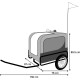 Flamingo Tybalt Green Bicycle Trailer - 76 cm L x 57 cm W x 65.5 cm H, Suitable for E-Bikes - With Reflectors, Practical, Durable and Stylish! Flamingo Tybalt Green Bicycle Trailer - 76 cm L x 57 cm W x 65.5 cm H, Suitable for E-Bikes - With Reflectors, Practical, Durable and Stylish!