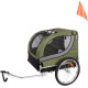 Flamingo Tybalt Green Bicycle Trailer - 76 cm L x 57 cm W x 65.5 cm H, Suitable for E-Bikes - With Reflectors, Practical, Durable and Stylish! Flamingo Tybalt Green Bicycle Trailer - 76 cm L x 57 cm W x 65.5 cm H, Suitable for E-Bikes - With Reflectors, Practical, Durable and Stylish!