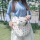 Flower Dog Bag for Small Dogs 5 kg, Breathable Dog Carrier Bag up to 10 kg, Carry Bag Dog, Cat Carrier Bag (Pink, M) Flower Dog Bag for Small Dogs 5 kg, Breathable Dog Carrier Bag up to 10 kg, Carry Bag Dog, Cat Carrier Bag (Pink, M)