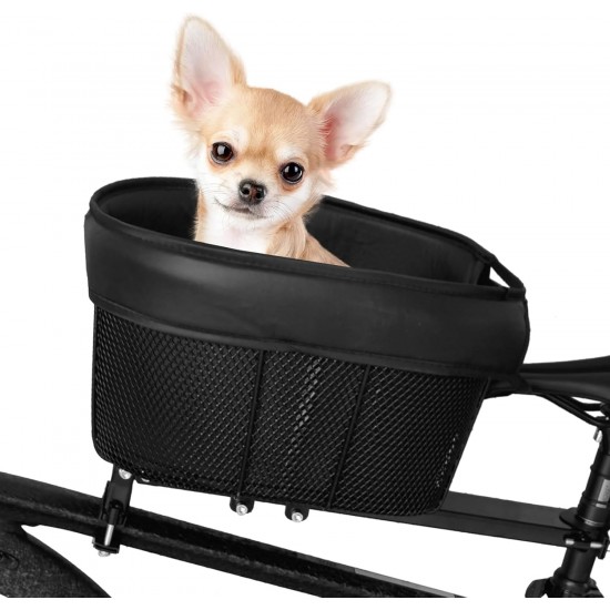 Folding Basket for Dogs, Soft Bicycle Carrier, Removable Front Basket, Bicycle Carrier for Small Cats and Dogs (Type B) Folding Basket for Dogs, Soft Bicycle Carrier, Removable Front Basket, Bicycle Carrier for Small Cats and Dogs (Type B)