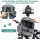 Front Bicycle Basket, Foldable Bicycle Front Basket, Removable Bicycle Basket, Bicycle Handlebar Bag, Wheel Bag, Handlebar Basket for Small Dogs, Shopping, Travel, 37 x 27 x 40 cm Front Bicycle Basket, Foldable Bicycle Front Basket, Removable Bicycle Basket, Bicycle Handlebar Bag, Wheel Bag, Handlebar Basket for Small Dogs, Shopping, Travel, 37 x 27 x 40 cm