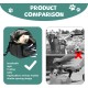 Front Bicycle Basket, Foldable Bicycle Front Basket, Removable Bicycle Basket, Bicycle Handlebar Bag, Wheel Bag, Handlebar Basket for Small Dogs, Shopping, Travel, 37 x 27 x 40 cm Front Bicycle Basket, Foldable Bicycle Front Basket, Removable Bicycle Basket, Bicycle Handlebar Bag, Wheel Bag, Handlebar Basket for Small Dogs, Shopping, Travel, 37 x 27 x 40 cm