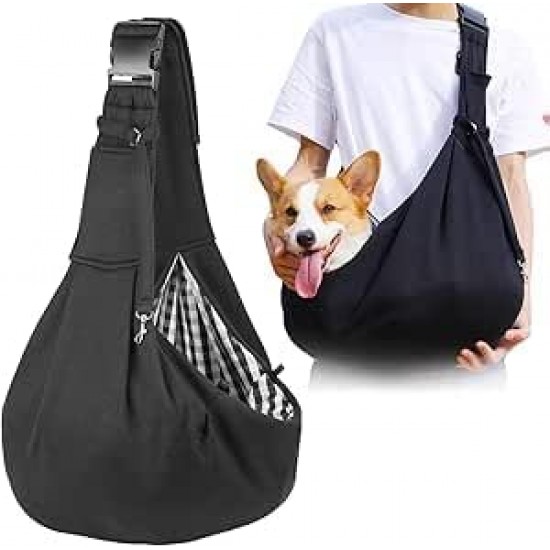 Furforstk hundetragetasche bis 10kg, hundetasche, Tragetasche Hund, hunderucksack, Hunde Tragetasche, hundetragetuch für Reisen, Transport, Spaziergänge und Wanderungen mit Katzen und Hunden
