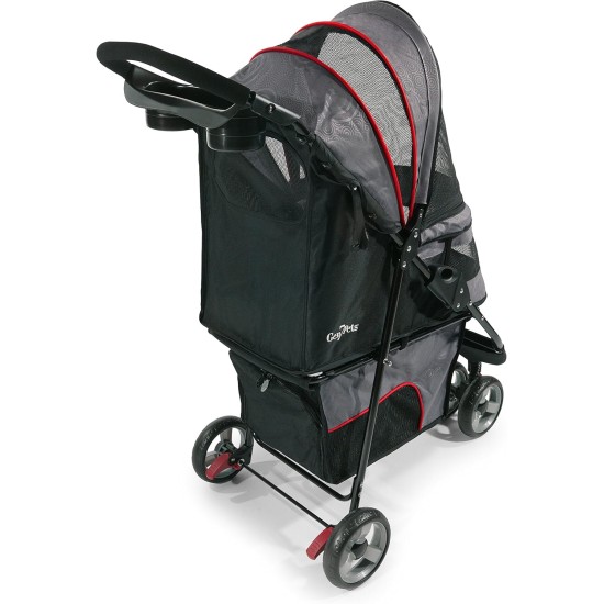 Gen7Pets Regal Plus Dog Stroller - Raspberry Sorbet Pet Stroller Gen7Pets Regal Plus Dog Stroller - Raspberry Sorbet Pet Stroller