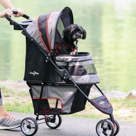 Gen7Pets Regal Plus Dog Stroller - Raspberry Sorbet Pet Stroller Gen7Pets Regal Plus Dog Stroller - Raspberry Sorbet Pet Stroller