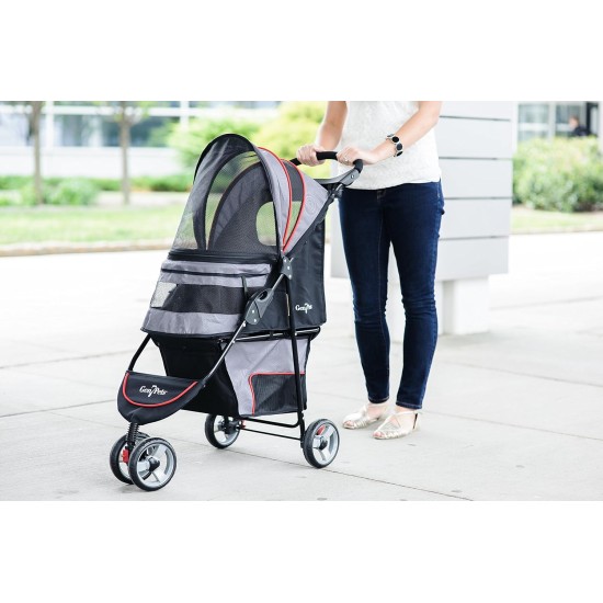 Gen7Pets Regal Plus Dog Stroller - Raspberry Sorbet Pet Stroller Gen7Pets Regal Plus Dog Stroller - Raspberry Sorbet Pet Stroller