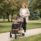 Gimars 4-in-1 Cat Pram and Dog Pram up to 20 kg Foldable, 360° Rubber Tyres Cat Trolley with Rear Wheel Brake, Dog Buggy with Mesh Windows, Rain Cover, Retractable Pull Rod for Small Dogs, Cats, Khaki Gimars 4-in-1 Cat Pram and Dog Pram up to 20 kg Foldable, 360° Rubber Tyres Cat Trolley with Rear Wheel Brake, Dog Buggy with Mesh Windows, Rain Cover, Retractable Pull Rod for Small Dogs, Cats, Khaki