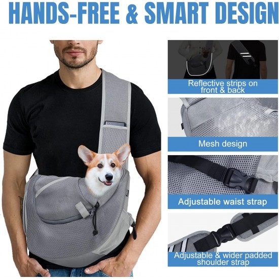 Gloppie Dog Carrier Carrier Pet Carrier Breathable Mesh Puppy Pet Hands-Free Travel Carrier Cat for Small Medium Dogs Cats up to 10 lbs Gloppie Dog Carrier Carrier Pet Carrier Breathable Mesh Puppy Pet Hands-Free Travel Carrier Cat for Small Medium Dogs Cats up to 10 lbs