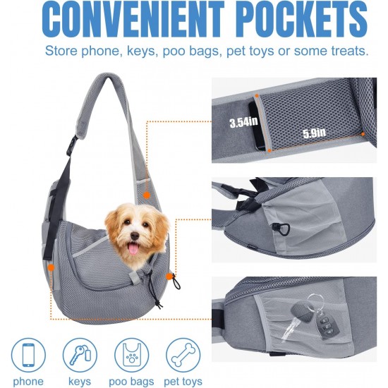 Gloppie Dog Carrier Carrier Pet Carrier Breathable Mesh Puppy Pet Hands-Free Travel Carrier Cat for Small Medium Dogs Cats up to 10 lbs Gloppie Dog Carrier Carrier Pet Carrier Breathable Mesh Puppy Pet Hands-Free Travel Carrier Cat for Small Medium Dogs Cats up to 10 lbs