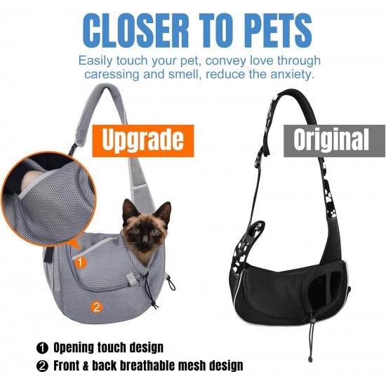 Gloppie Dog Carrier Carrier Pet Carrier Breathable Mesh Puppy Pet Hands-Free Travel Carrier Cat for Small Medium Dogs Cats up to 10 lbs Gloppie Dog Carrier Carrier Pet Carrier Breathable Mesh Puppy Pet Hands-Free Travel Carrier Cat for Small Medium Dogs Cats up to 10 lbs