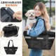 Goldmiky Foldable Bicycle Basket, Front Bicycle Basket for Dogs, Easy Install Removable Bicycle Basket Bag, with Handlebar Adapter for Small Dogs, Shopping, Picnic (Black) Goldmiky Foldable Bicycle Basket, Front Bicycle Basket for Dogs, Easy Install Removable Bicycle Basket Bag, with Handlebar Adapter for Small Dogs, Shopping, Picnic (Black)