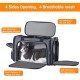 Groxkox Cat Carrier for Pets Airplane Approved Under Seat TSA Airline Approved Soft Carrier for Cats Dogs, 17.5" x 8.5" x 11", Grey