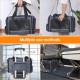 Groxkox Cat Carrier for Pets Airplane Approved Under Seat TSA Airline Approved Soft Carrier for Cats Dogs, 17.5" x 8.5" x 11", Grey