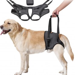 HEYWEAN Carrying Aid Dog Carrying Harness Dog Sling for Rear Legs with Handle Assistance Dog Small Medium Large Dogs Carrying Strap Dog Pull Harness Dog Leg Holder for Rear Legs Dog Carrier