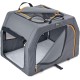 HUNTER Alu-Frame Dog Transport Box, 61 x 45.5 x 43 cm, Anthracite/Orange HUNTER Alu-Frame Dog Transport Box, 61 x 45.5 x 43 cm, Anthracite/Orange