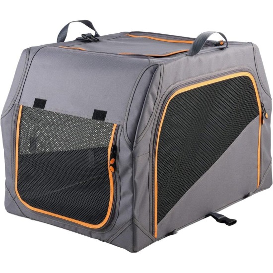 HUNTER Alu-Frame Dog Transport Box, 61 x 45.5 x 43 cm, Anthracite/Orange HUNTER Alu-Frame Dog Transport Box, 61 x 45.5 x 43 cm, Anthracite/Orange