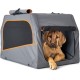 HUNTER Alu-Frame Dog Transport Box, 61 x 45.5 x 43 cm, Anthracite/Orange HUNTER Alu-Frame Dog Transport Box, 61 x 45.5 x 43 cm, Anthracite/Orange