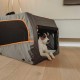 HUNTER Alu-Frame Dog Transport Box, 61 x 45.5 x 43 cm, Anthracite/Orange HUNTER Alu-Frame Dog Transport Box, 61 x 45.5 x 43 cm, Anthracite/Orange