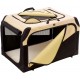 HUNTER Foldable Dog Crate, Beige, Foldable & Easy to Transport, Stable thanks to Poles and Pegs, Mesh Window for Air and Visual Contact, Cuddly Sleeping Mat, Washable, Size: L HUNTER Foldable Dog Crate, Beige, Foldable & Easy to Transport, Stable thanks to Poles and Pegs, Mesh Window for Air and Visual Contact, Cuddly Sleeping Mat, Washable, Size: L