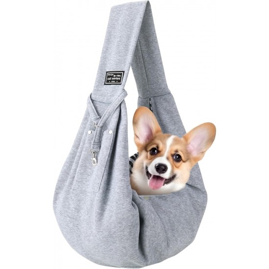 Halinuia Reversible Small Dog Carrier Bag up to 7 kg Comfortable Carry Bag Dog Safe with Carabiner Carry Strap Dog Shoulder Bag for Pets for Walking Outdoor Activities, Blue Halinuia Reversible Small Dog Carrier Bag up to 7 kg Comfortable Carry Bag Dog Safe with Carabiner Carry Strap Dog Shoulder Bag for Pets for Walking Outdoor Activities, Blue
