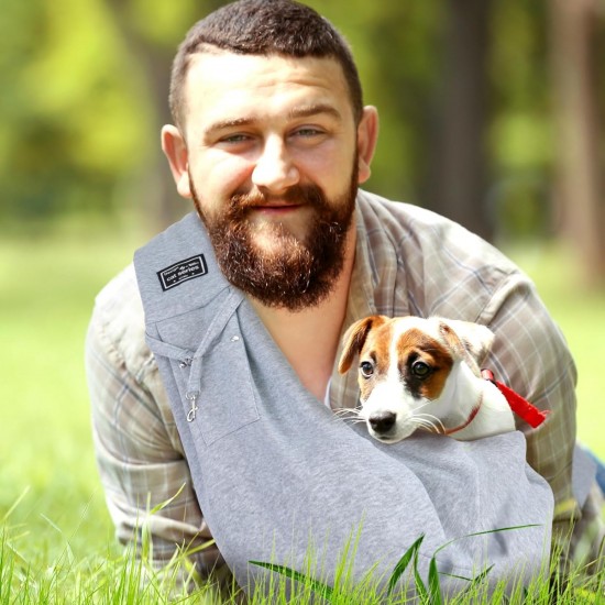 Halinuia Reversible Small Dog Carrier Bag up to 7 kg Comfortable Carry Bag Dog Safe with Carabiner Carry Strap Dog Shoulder Bag for Pets for Walking Outdoor Activities, Blue Halinuia Reversible Small Dog Carrier Bag up to 7 kg Comfortable Carry Bag Dog Safe with Carabiner Carry Strap Dog Shoulder Bag for Pets for Walking Outdoor Activities, Blue