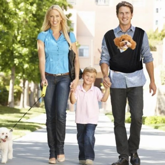 Hands-Free Dog Bag, Carry Bag Dog Cat Backpack Sling Dog Pet Dog Sling with Adjustable Strap up to for Dogs Cats Outdoor Activities Up to 9 kg Hands-Free Dog Bag, Carry Bag Dog Cat Backpack Sling Dog Pet Dog Sling with Adjustable Strap up to for Dogs Cats Outdoor Activities Up to 9 kg