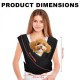 Hands-Free Dog Bag, Carry Bag Dog Cat Backpack Sling Dog Pet Dog Sling with Adjustable Strap up to for Dogs Cats Outdoor Activities Up to 9 kg Hands-Free Dog Bag, Carry Bag Dog Cat Backpack Sling Dog Pet Dog Sling with Adjustable Strap up to for Dogs Cats Outdoor Activities Up to 9 kg