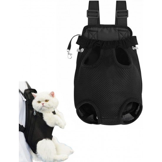 Haustier Rucksack Hund Tragetasche, Haustier Tragerucksack, Hundetasche für kleine Hunde und Katzen 3-5kg, für Spaziergang Aktivitäten im Freien und Ausflüge, Schwarz Haustier Rucksack Hund Tragetasche, Haustier Tragerucksack, Hundetasche für kleine Hunde und Katzen 3-5kg, für Spaziergang Aktivitäten im Freien und Ausflüge, Schwarz