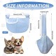 Hundetragetasche Bis 10kg, Tragetasche Hund mit Knopfdesign und Leinenhaken Kann er Verhindern, DASS Haustiere Herausspringen, Hundetrage mit Aufbewahrungstasche, Hundetragetuch Himmelblau, 1 Stück Hundetragetasche Bis 10kg, Tragetasche Hund mit Knopfdesign und Leinenhaken Kann er Verhindern, DASS Haustiere Herausspringen, Hundetrage mit Aufbewahrungstasche, Hundetragetuch Himmelblau, 1 Stück