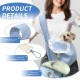 Hundetragetasche Bis 10kg, Tragetasche Hund mit Knopfdesign und Leinenhaken Kann er Verhindern, DASS Haustiere Herausspringen, Hundetrage mit Aufbewahrungstasche, Hundetragetuch Himmelblau, 1 Stück Hundetragetasche Bis 10kg, Tragetasche Hund mit Knopfdesign und Leinenhaken Kann er Verhindern, DASS Haustiere Herausspringen, Hundetrage mit Aufbewahrungstasche, Hundetragetuch Himmelblau, 1 Stück
