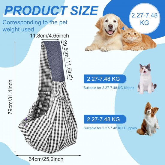 Hundetragetuch, Hunde Tragetasche, Katzentasche Dog Pet Geeignet für Ausflüge und Reisen, Einstellbar mit Tasche und Haken Design Hundetrage Schlingen für Haustier bis zu 7.5KG Hundetragetuch, Hunde Tragetasche, Katzentasche Dog Pet Geeignet für Ausflüge und Reisen, Einstellbar mit Tasche und Haken Design Hundetrage Schlingen für Haustier bis zu 7.5KG