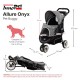 Innopet Allure Onyx Dog Pram - Stylish Cat Buggy - 360° Swivel Wheel - Storage Basket - Compact Foldable Pet Buggy Innopet Allure Onyx Dog Pram - Stylish Cat Buggy - 360° Swivel Wheel - Storage Basket - Compact Foldable Pet Buggy
