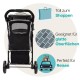 Innopet Allure Onyx Dog Pram - Stylish Cat Buggy - 360° Swivel Wheel - Storage Basket - Compact Foldable Pet Buggy Innopet Allure Onyx Dog Pram - Stylish Cat Buggy - 360° Swivel Wheel - Storage Basket - Compact Foldable Pet Buggy